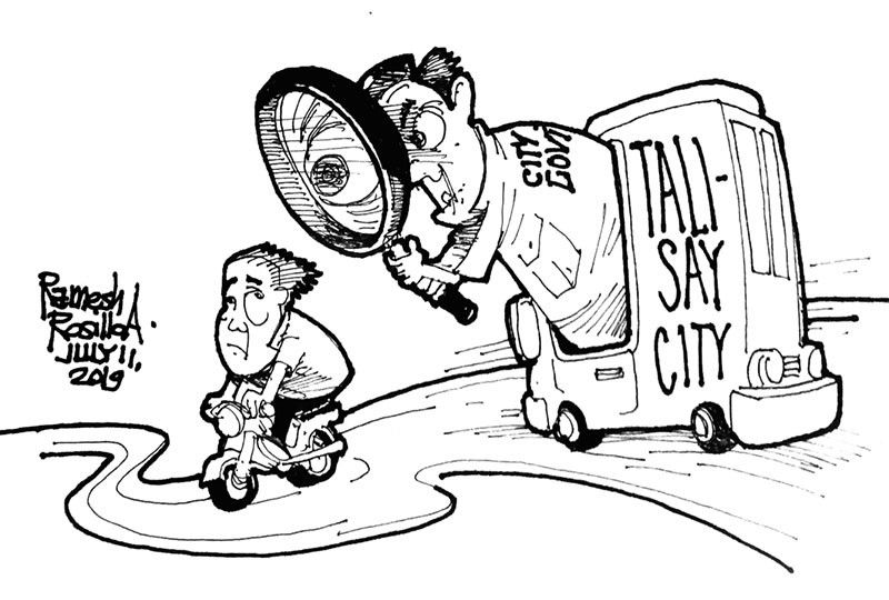 EDITORIAL - Talisay crackdown