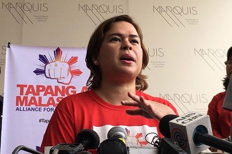 Mayor Sara kay Defensor: Pangalanan ang â��sourceâ�� ng anti-Cayetano text