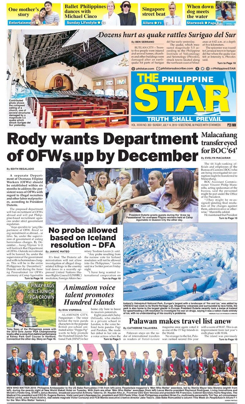 The STAR Cover (July 14, 2019)