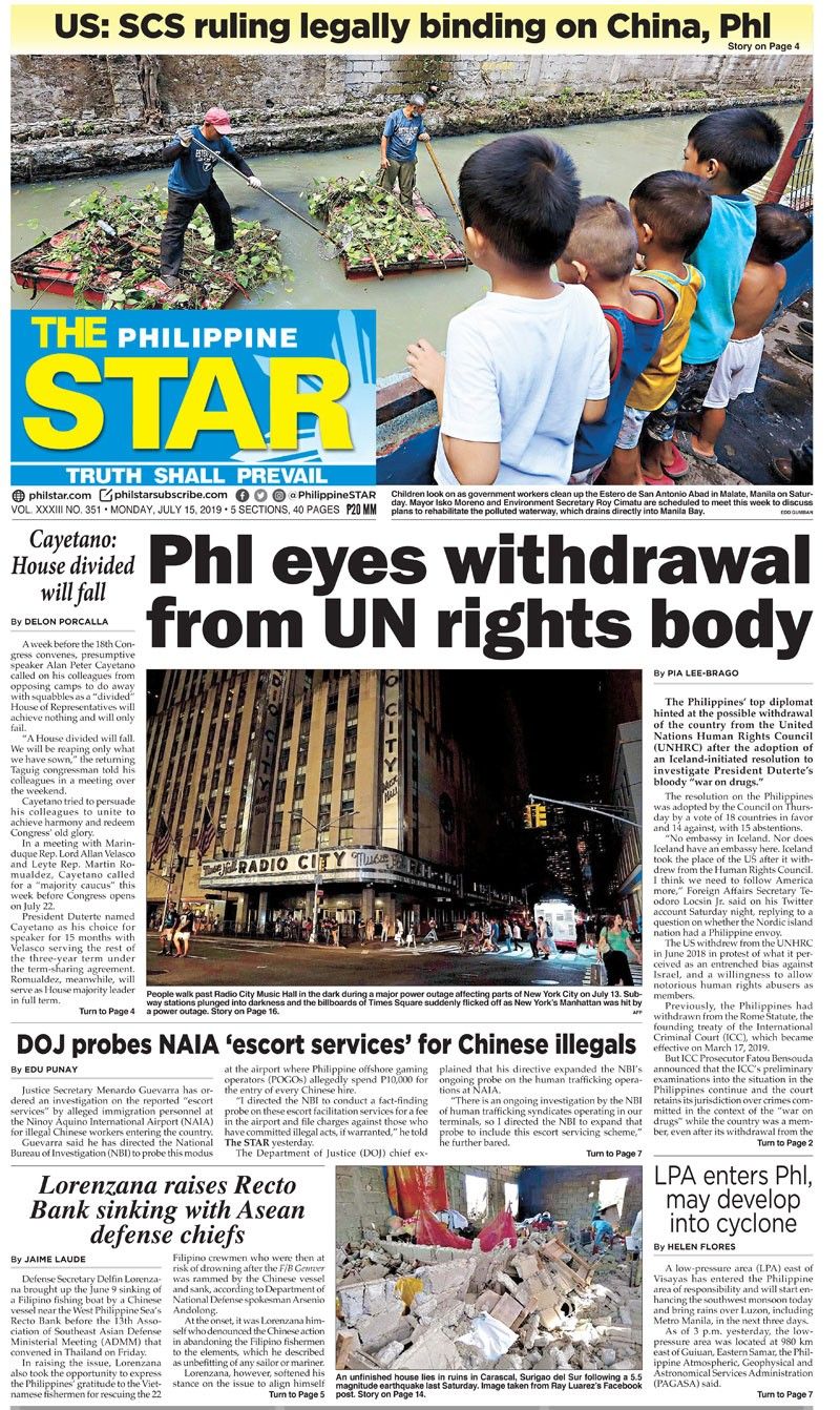 The STAR Cover (July 15, 2019)
