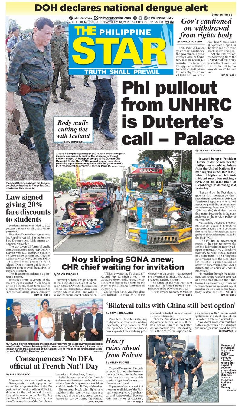 The STAR Cover (July 16, 2019)