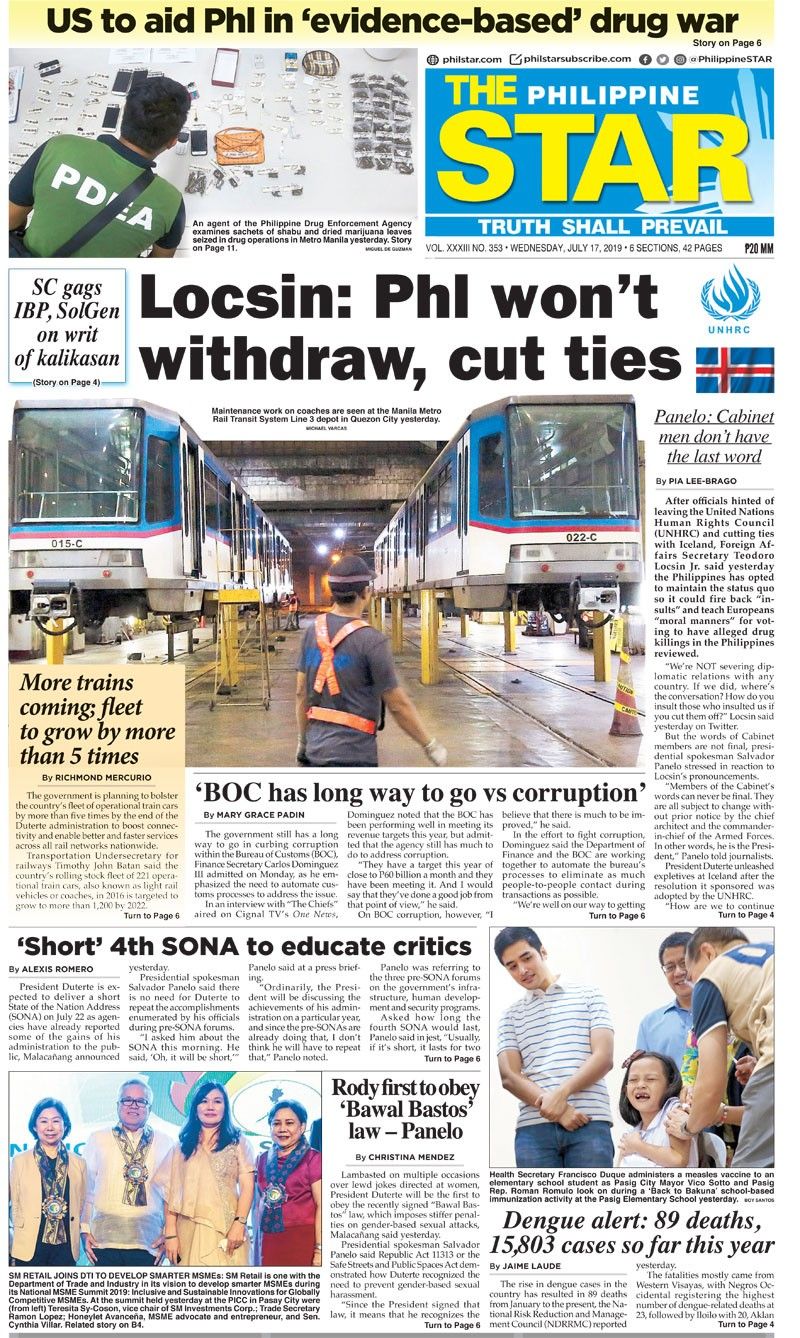The STAR Cover (July 17, 2019)