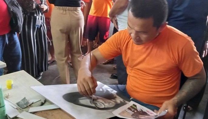 Talento sa pintor nagamit sulod sa prisohan
