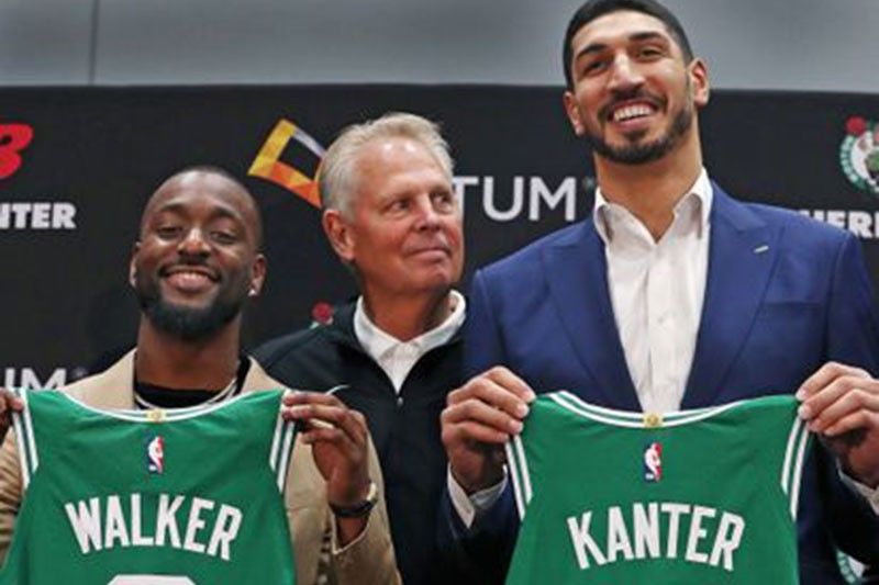 Kanter, Walker ipinakilala ng Celtics
