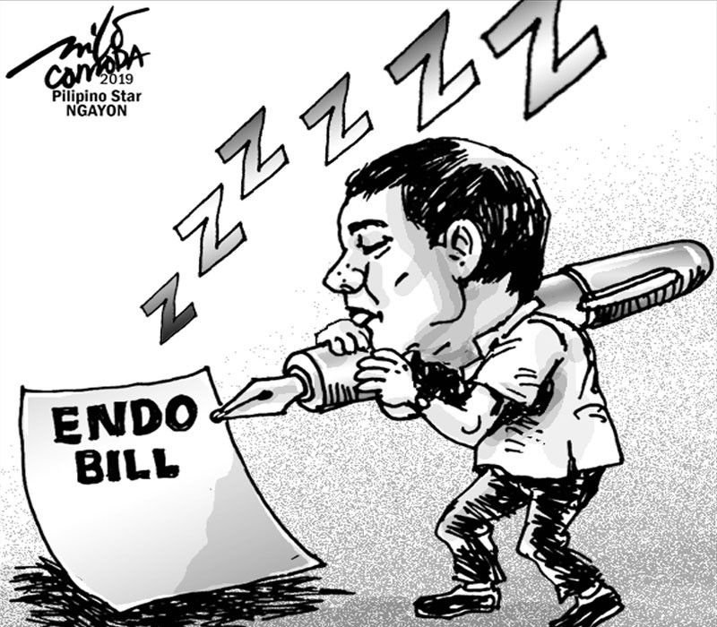 EDITORYAL - â��Endoâ�� bill, lagdaan  na kung lalagdaan