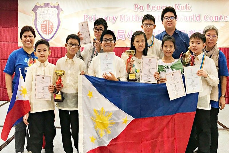 Filipino elementary students bag 11 awards in world math contest