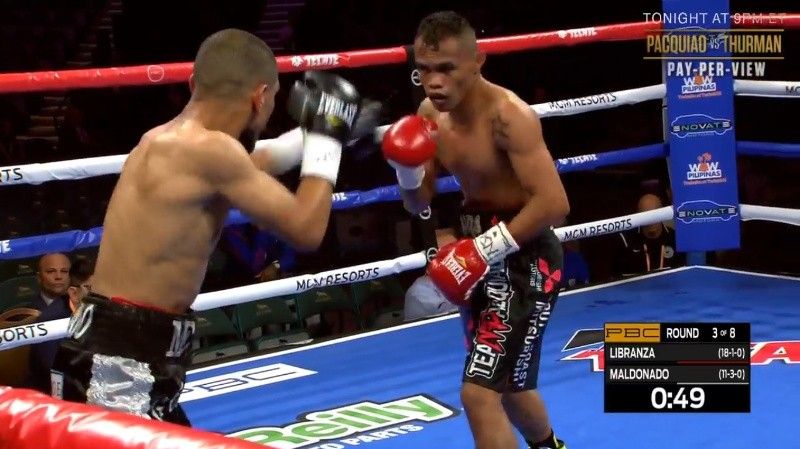 Another Pinoy scores stoppage in Pacquiao-Thurman undercard