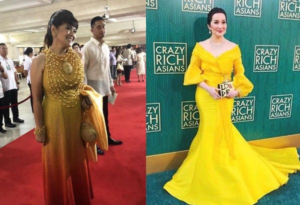 Kris Aquino reacts to Imee Marcosâ yellow SONA #OoTD