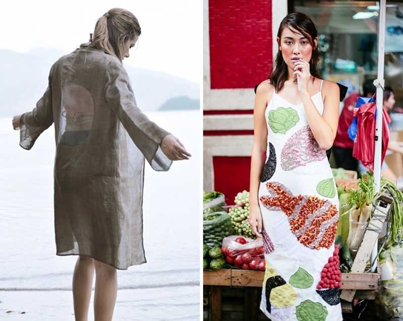 Would you like some Filipino designer FASHION with your pizza?