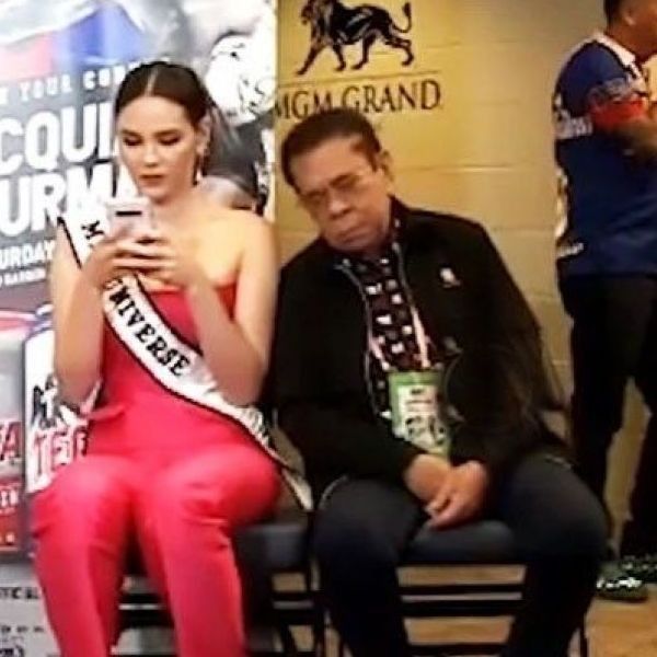 Chavit Singson reacts to viral 'Galawang Chavit' video with Catriona Gray