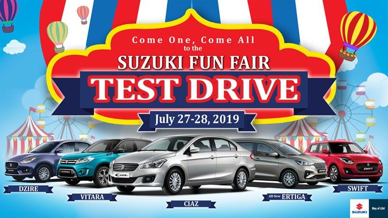 Suzuki Philippines buckles up for another two-day Fun Fair Test Drive