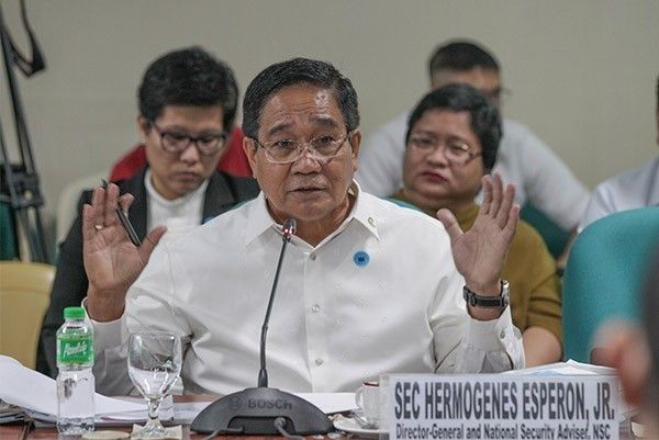 Security adviser Esperon sees influx of Chinese nationals as 'threat'