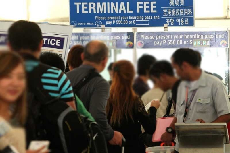 Airport terminal fee for students waived