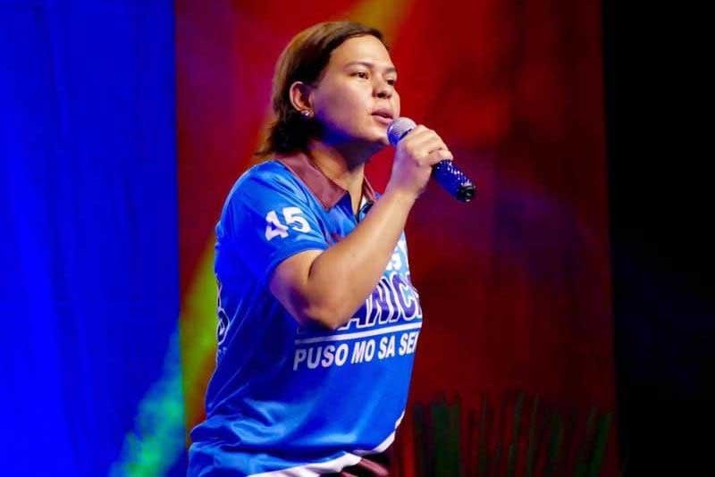Sara wants martial law lifted in Davao, Samal
