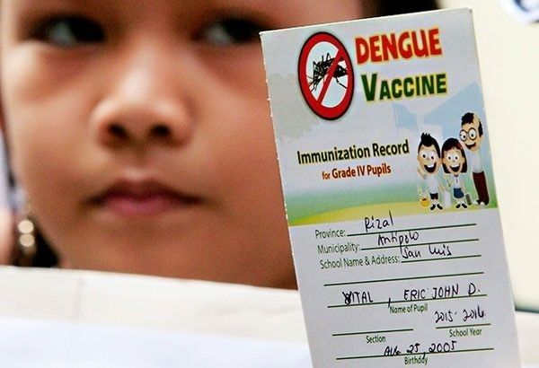 Palace: Duterte to heed DOH recommendation on Dengvaxia