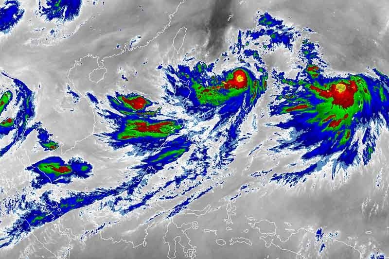 Almost stationary â��Hannaâ�� now a severe tropical storm