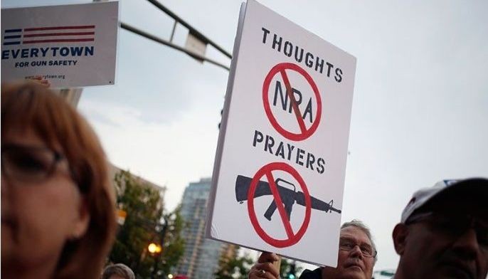 Trump slammed as pressure mounts for gun controls