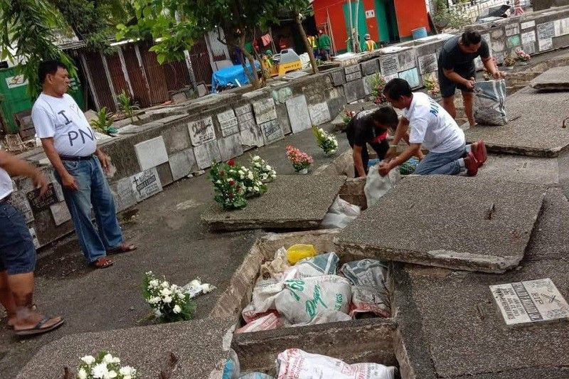 200 pirasong kalansay sa Manila North Cemetery nagkalat, ipinalibing