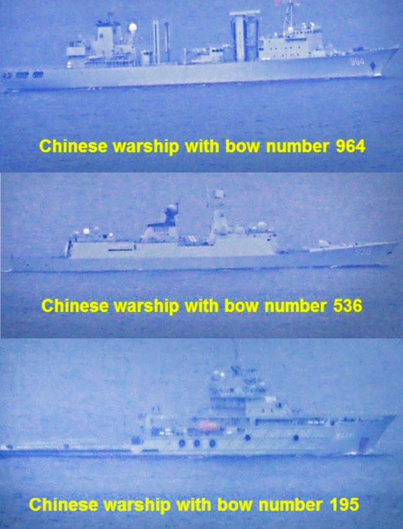 China warships trespassing in Philippine waters â�� DND, AFP