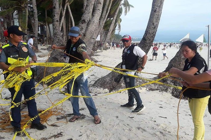 Diaper buried in Boracay beachfront recovered, DENR says