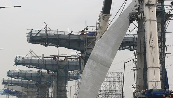 58-tons beam ng Skyway 3, bumagsak