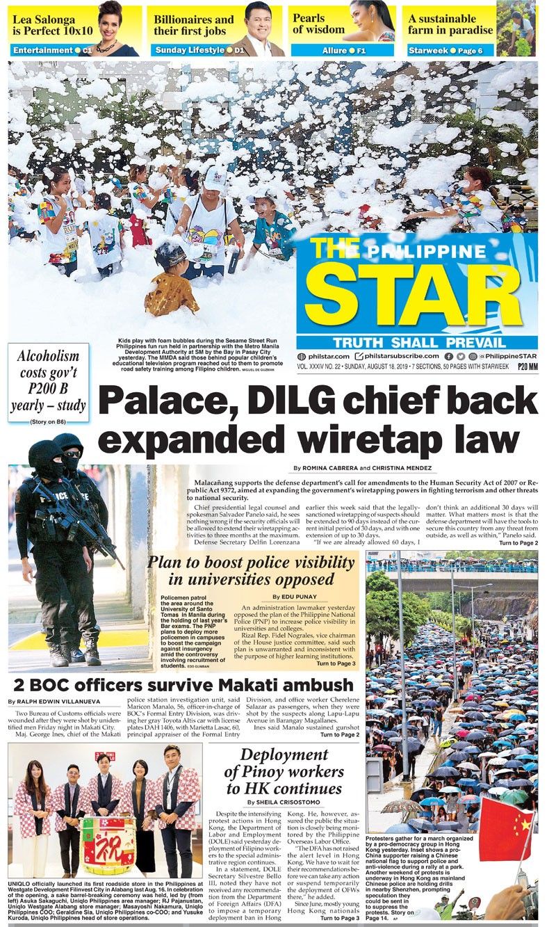 The STAR Cover (August 18, 2019)