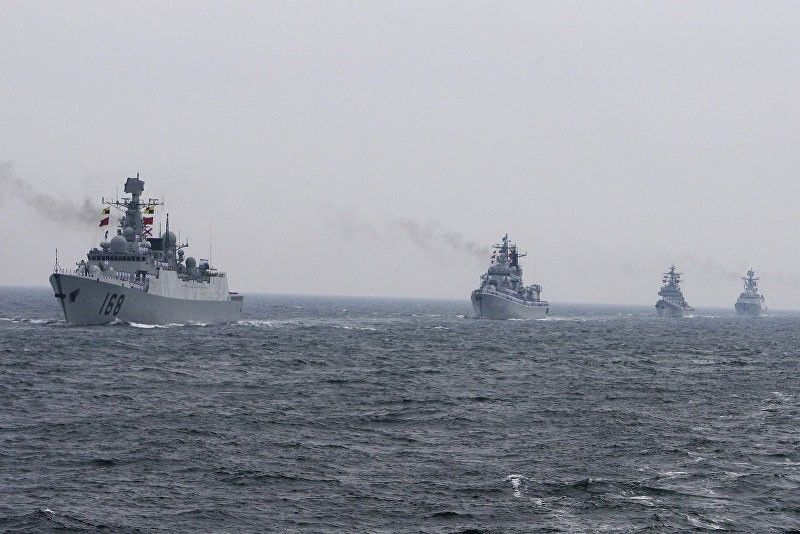Diplomatic protest filed over Chinese warships