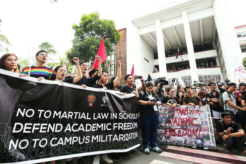 UP students stage mass walkout vs creeping militarization