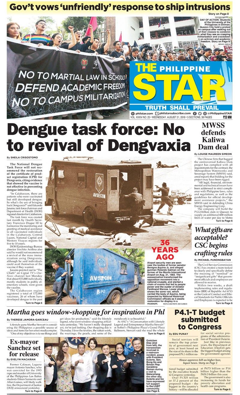 The STAR Cover (August 21, 2019)