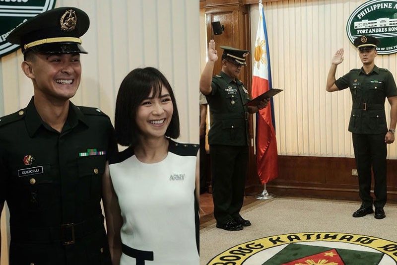 Duterte promotes Matteo Guidicelli to 2nd lieutenant