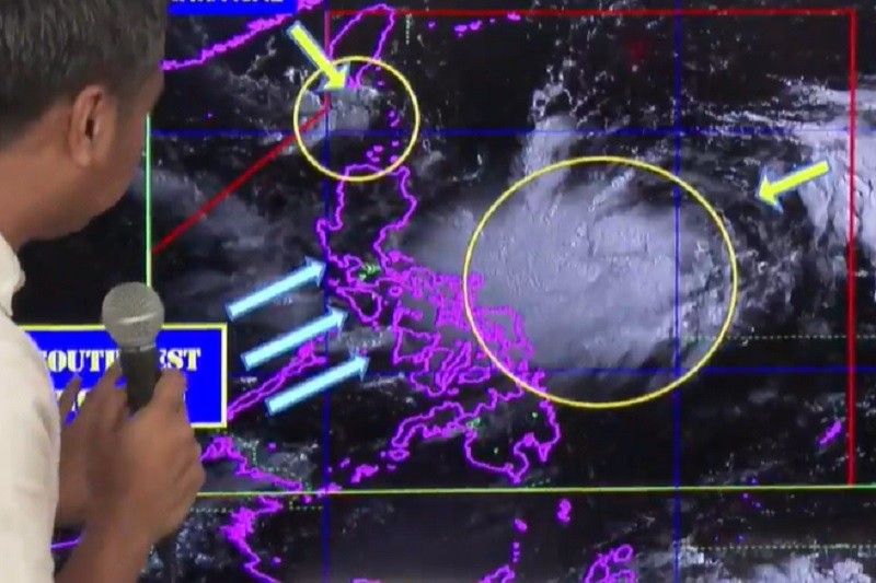 Signal no.1 itinaas sa ilang bahagi ng Luzon bunsod ng bagyong Ineng