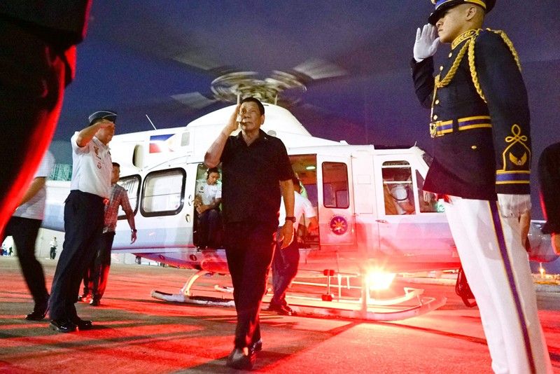 Duterte takes private jet to Beijing