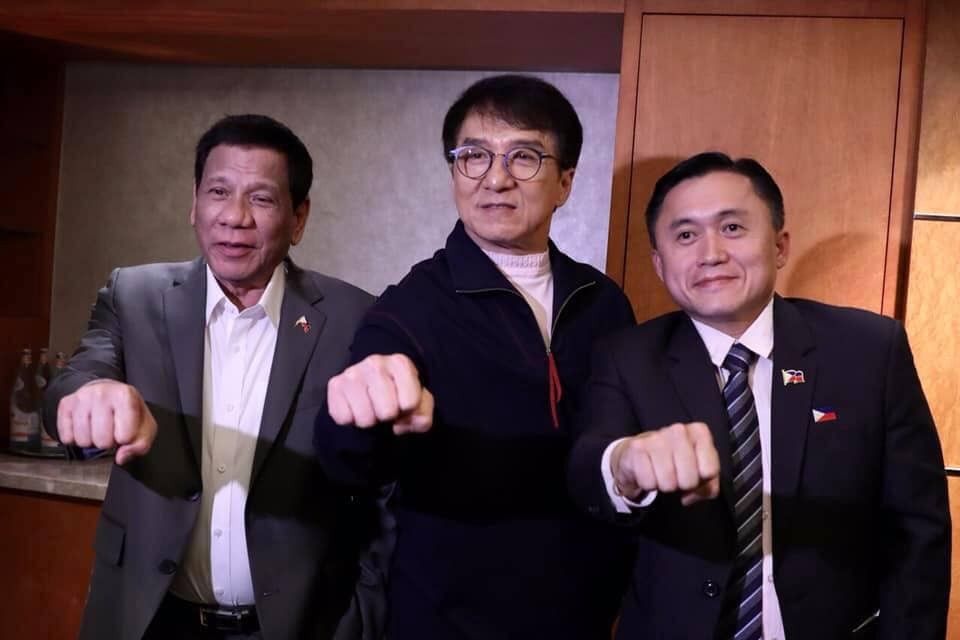 In Photos: Duterte meets Jackie Chan in China