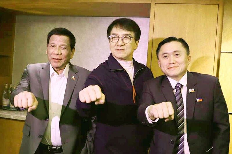 Duterte meets Jackie Chan