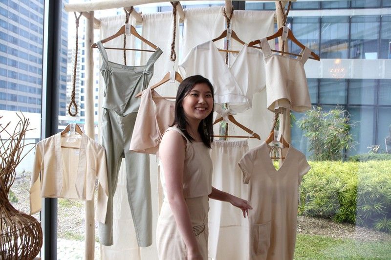 Gen-Z designer sews sustainable fashion
