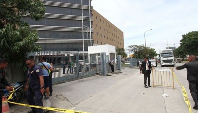 Tight security for Hall of Justice