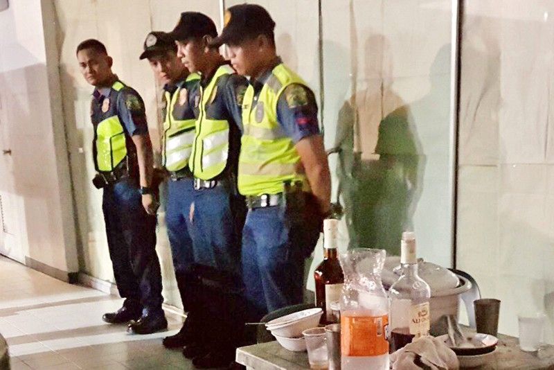 4 Las PiÃ±as cops axed for drinking on duty