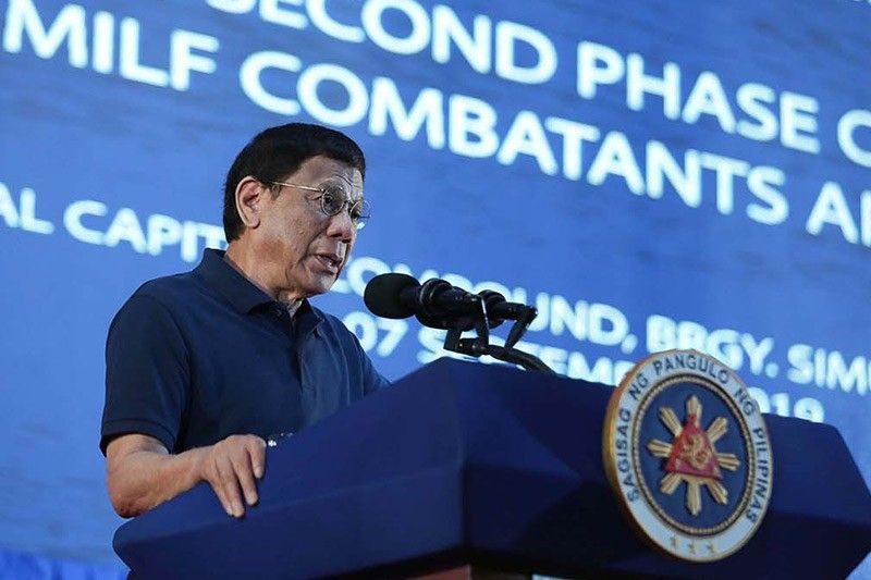 Duterte says he won't appoint Faeldon to another government post
