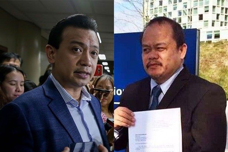 Trillanes denies lawyer Jude Sabio's allegations of his ties with Bikoy