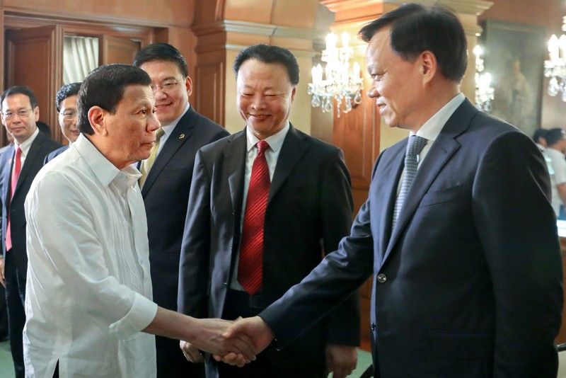 Duterte receives Chinese Communist Party officials