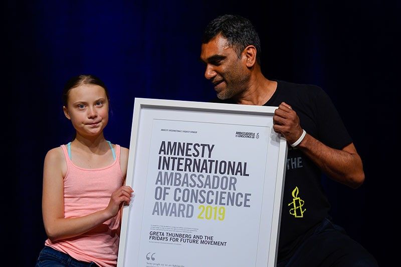 Greta Thunberg wins Amnesty's highest human rights award