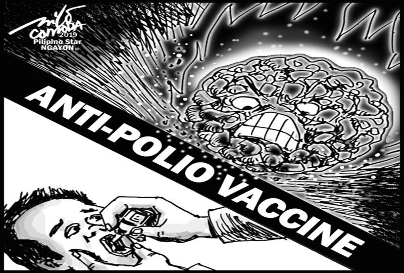 EDITORYAL - - Huwag matakot sa polio vaccine | Pilipino Star Ngayon