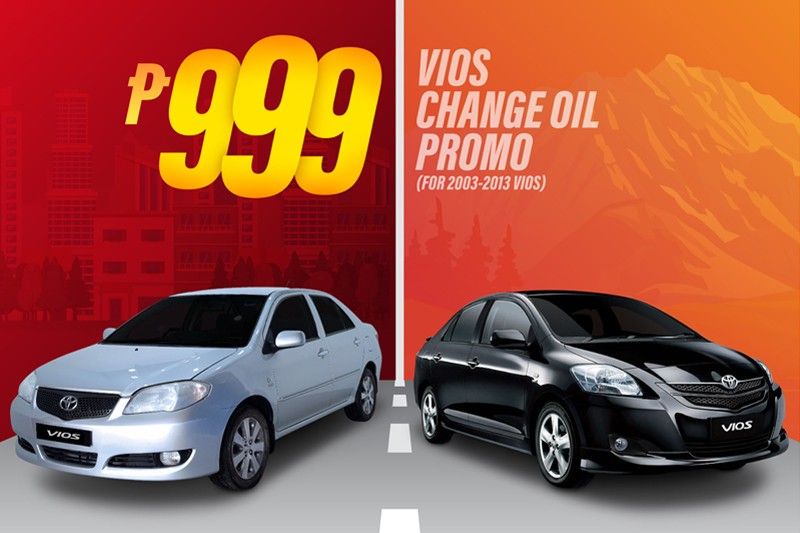 After sales package for previous gen Vios only at P999 until September 30