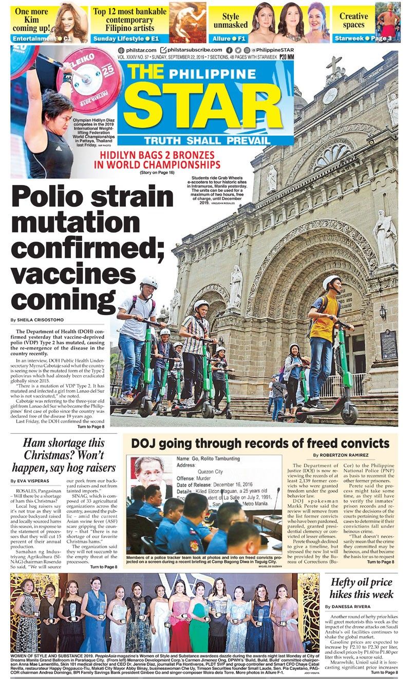 The STAR Cover (September 22, 2019)