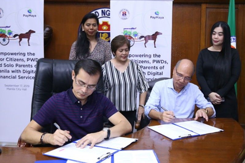 City of Manila inks partnership with PayMaya for citizen benefits card for seniors, PWDs, and solo parents