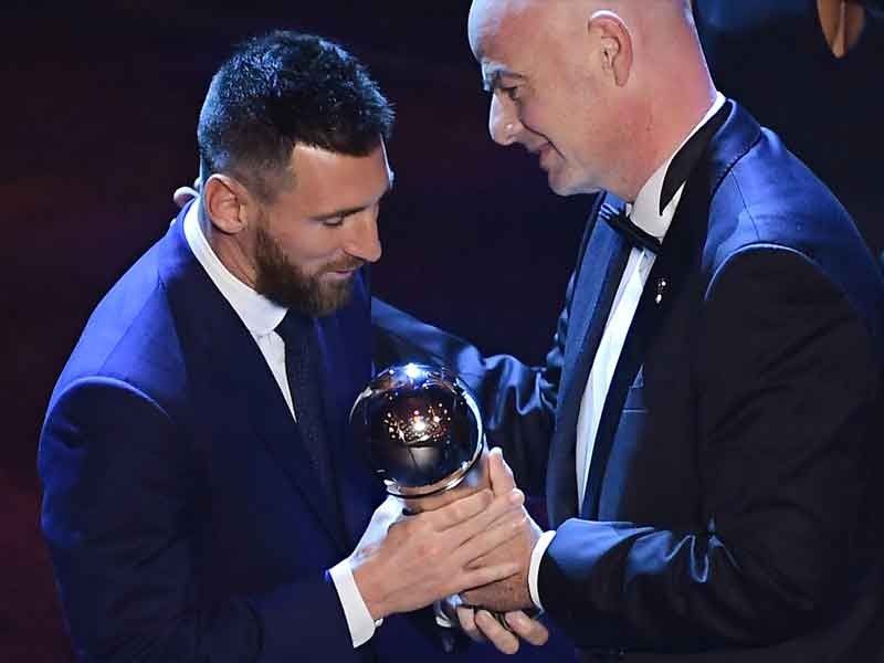 Messi wins FIFA Player of the Year plum as Ronaldo skips ceremony