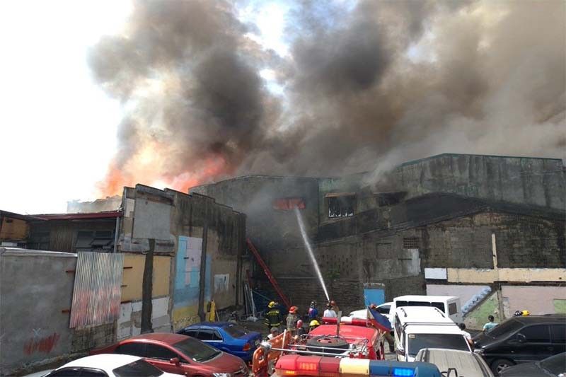 Fire near Adamson University raised to 5th alarm; classes now suspended