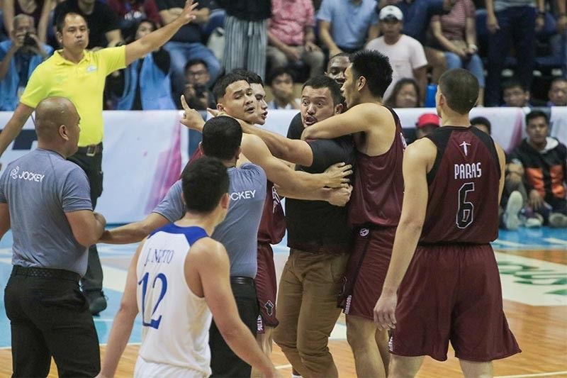 UP's Perasol remorseful after outburst in Maroons-Eagles clash