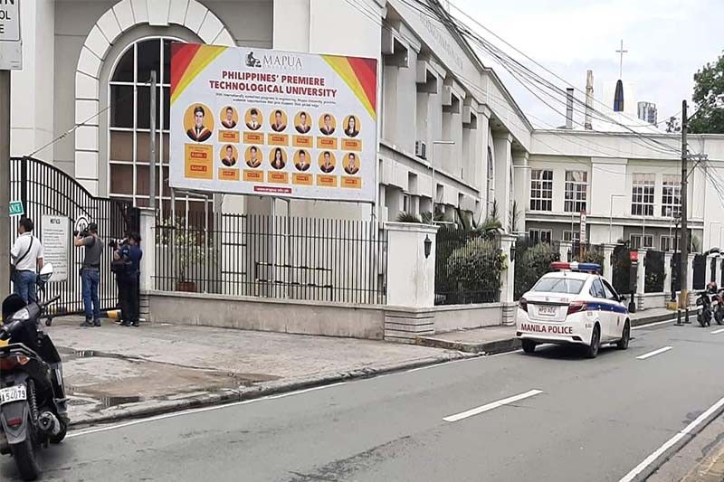 MapÃºa Manila suspends classes anew due to bomb threat