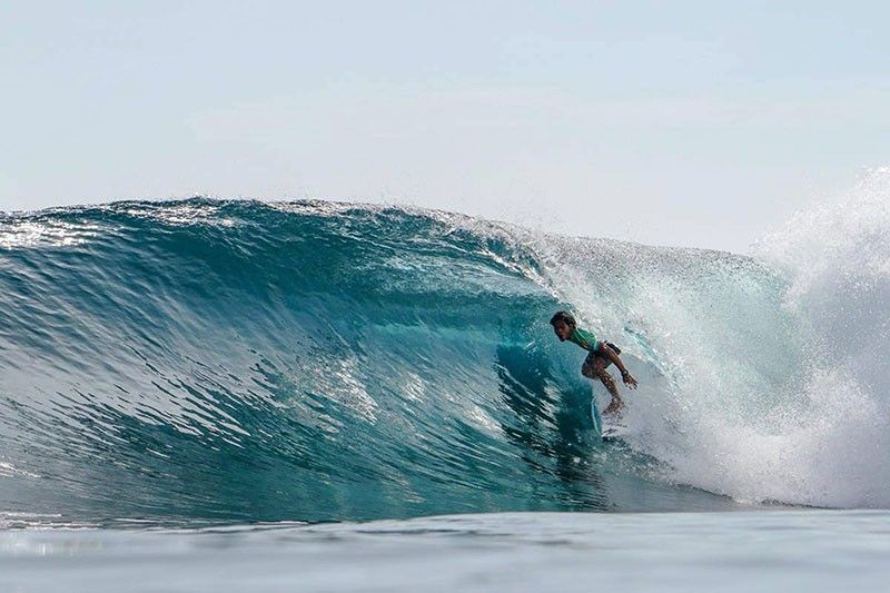 Pinoy surfer making waves in Siargao Cup